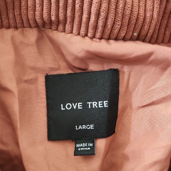 Love Tree Warm Brown Corduroy Jacket - Picture 2 of 4